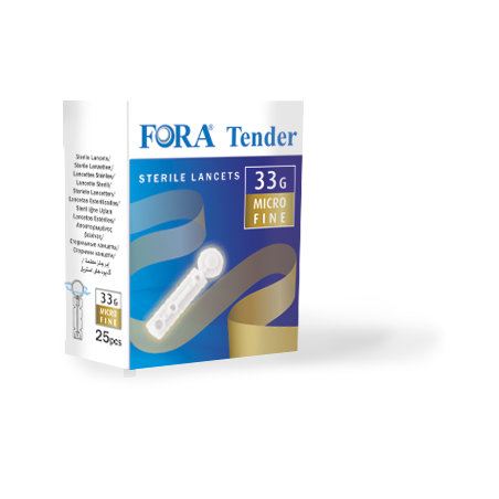 Lancette pungidito fora tender 33 gauge 25 pezzi
