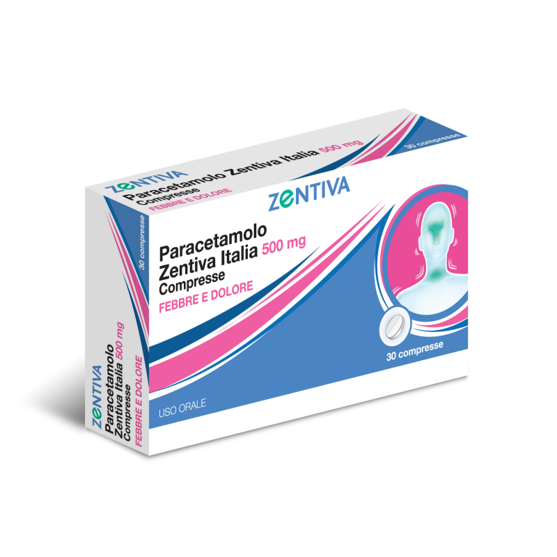 Paracetamolo (zentiva) 30 compresse 500 mg