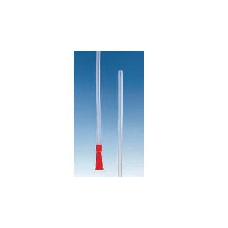 Catetere aspirazione sterile in plastica con fori laterali eterminale ch12, lunghezza 60cm