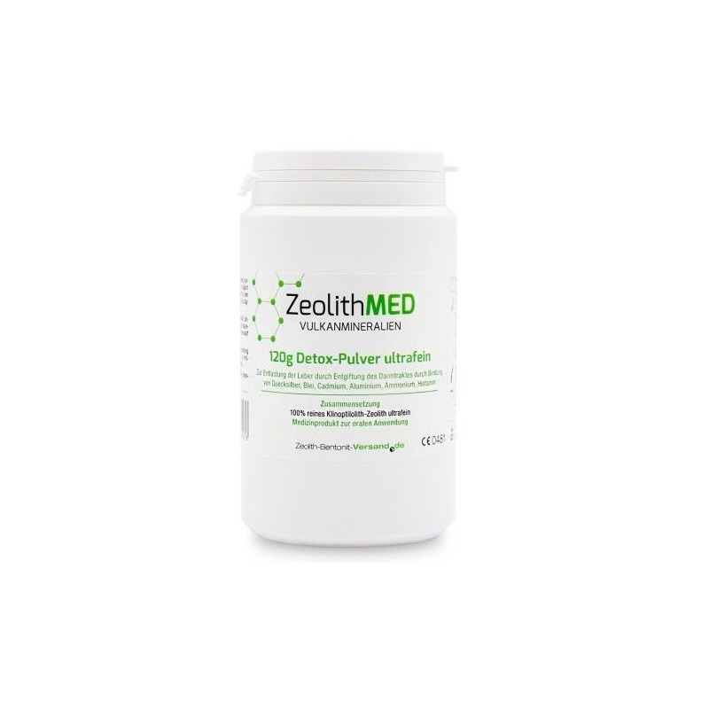 Zeolithmed minerali vulcanici detox polvere ultrafine 120 g