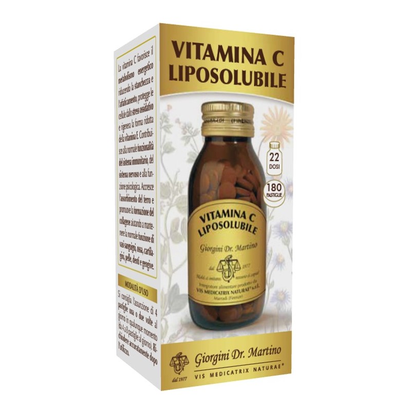 Vitamina c liposolubile 180 pastiglie