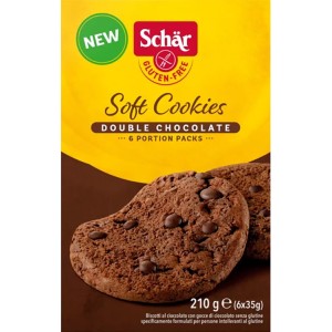 Schar soft cookie double chocolate 210 g