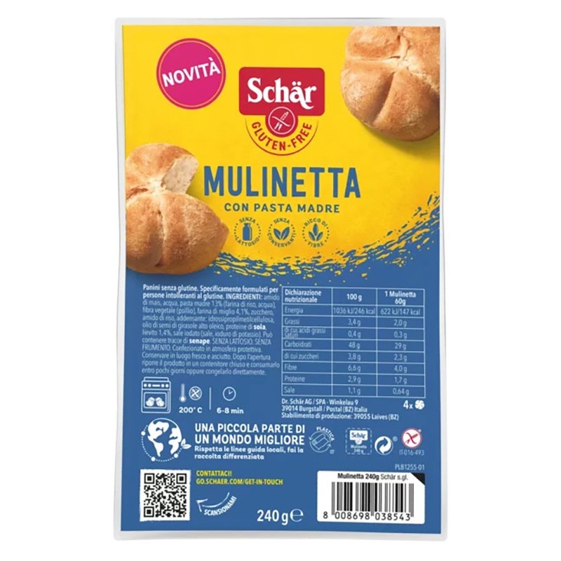 Schar mulinetta 4 pezzi da 60 g