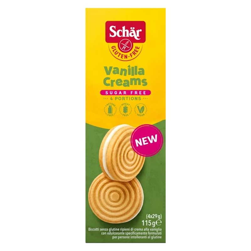 Schar sugar free vanilla creams 115 g Schar sugar free vanilla creams 115 g