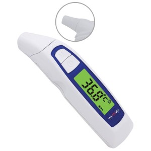 Termometro fronte orecchio oggetti wecareyu fever multiuse 1pezzo