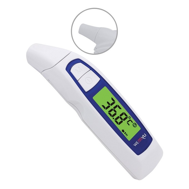 Termometro fronte orecchio oggetti wecareyu fever multiuse 1pezzo Termometro fronte orecchio oggetti wecareyu fever multiuse 1pezzo