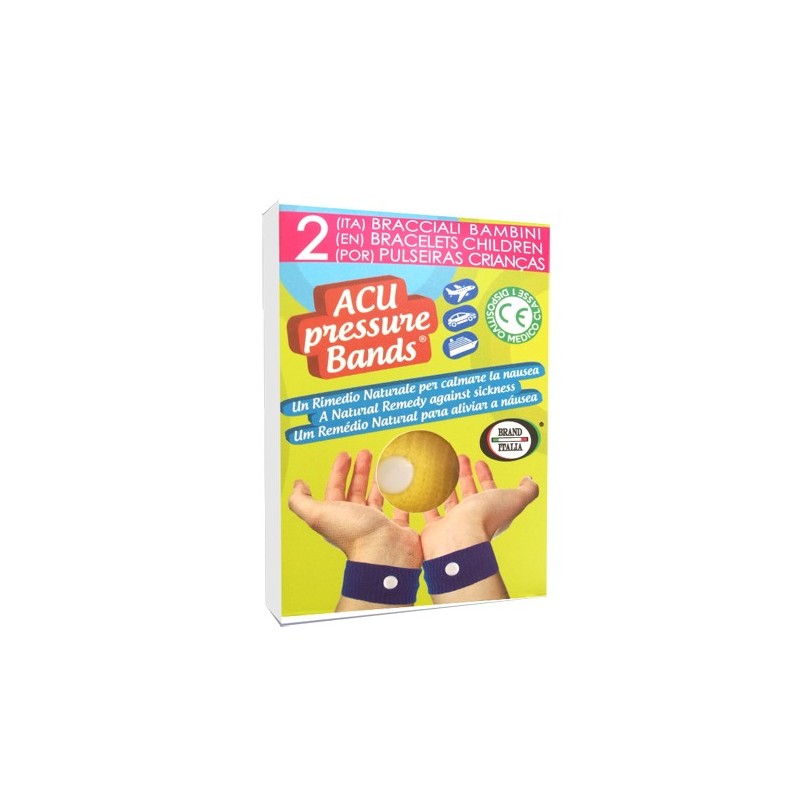 Bracciale acu pressure band bambini 2 pezzi