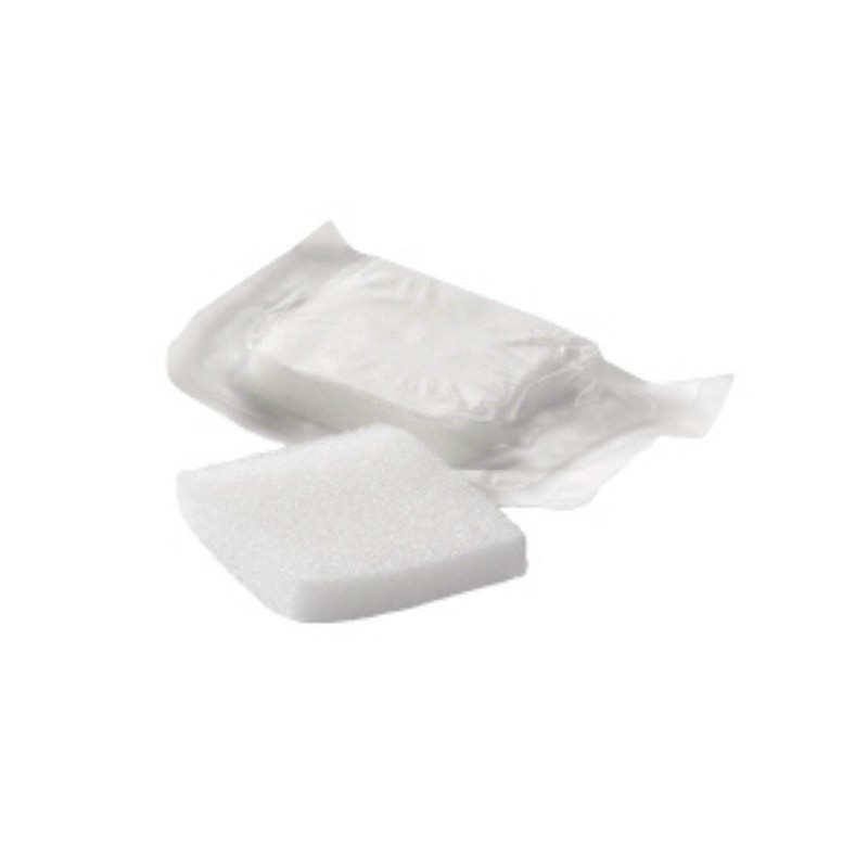 Medicazione in compresse di poliuretano espanso formato da reticoli cellulari a nido d'ape 10pz 5x5x1cm sterile Medicazione in compresse di poliuretano espanso formato da reticoli cellulari a nido d'ape 10pz 5x5x1cm sterile