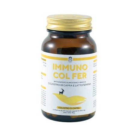 Immuno col fer colostro di capra 60 capsule vegetali