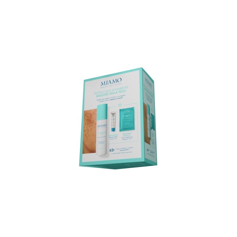 Miamo cofanetto triple brightening 50 ml + renewal peel pb 5ml + triple brightening profumato 10 ml