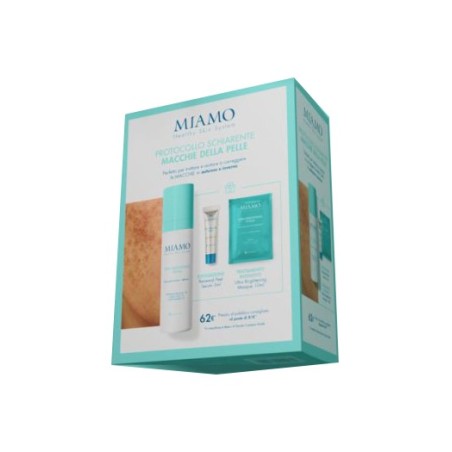 Miamo cofanetto triple brightening 50 ml + renewal peel pb 5ml + triple brightening profumato 10 ml