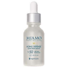 Miamo longevity plus aging defense sunscreen drops soft gold30 ml
