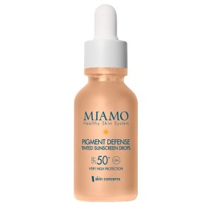 Miamo skin concerns pigment defense tinted sunscreen drops soft tinted 30 ml