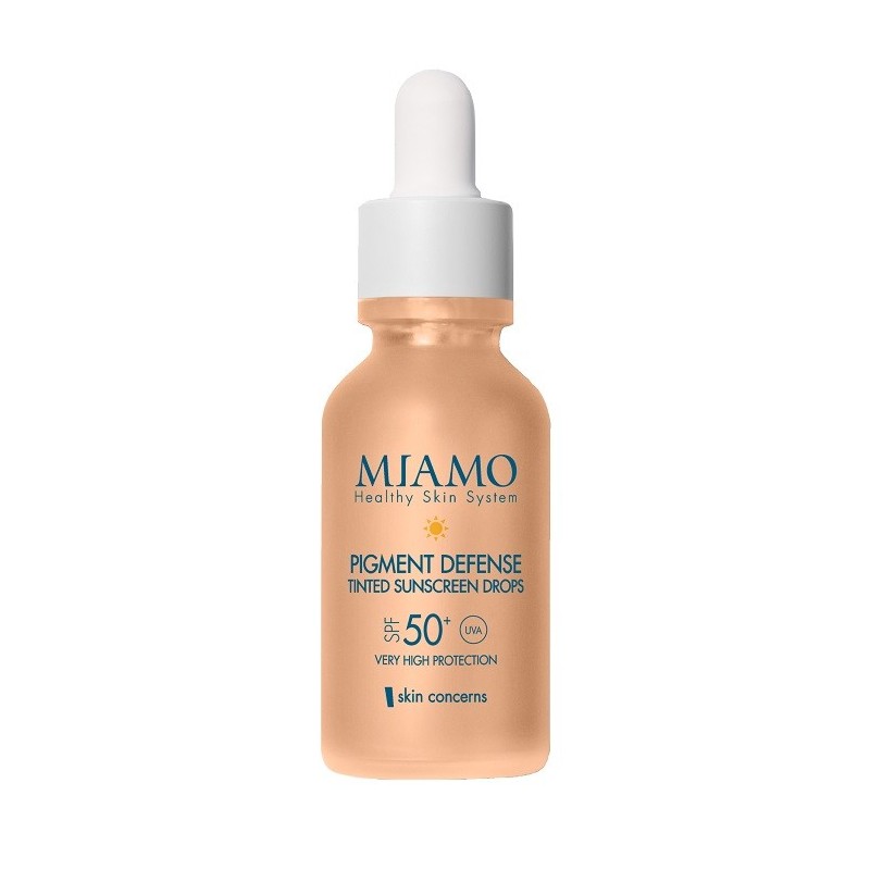 Miamo skin concerns pigment defense tinted sunscreen drops soft tinted 30 ml