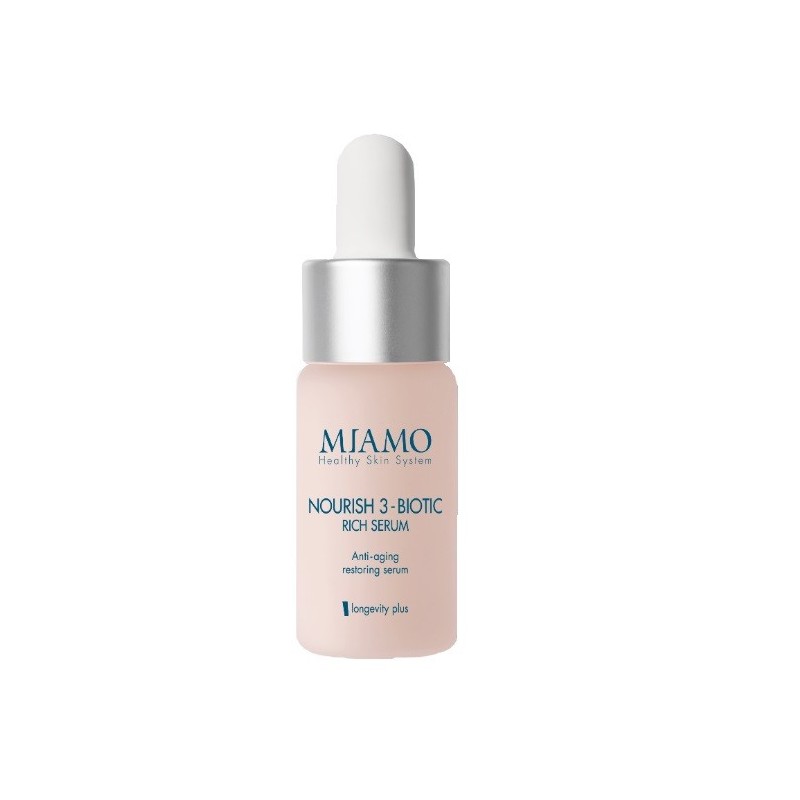 Miamo longevity plus nourish 3 biotic rich serum 10 ml