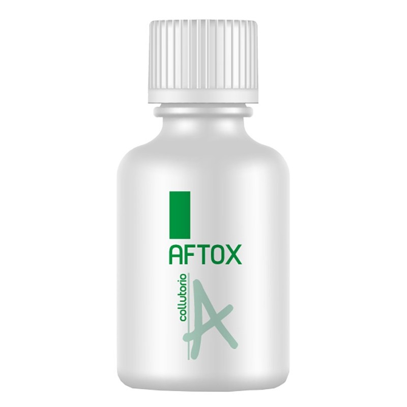 Aftox collutorio flacone bianco, con tappo e misurino dispositivo medico indicato in tutte le lesioni del cavo orale e nei proce Aftox collutorio flacone bianco, con tappo e misurino dispositivo medico indicato in tutte le lesioni del cavo orale e nei proce