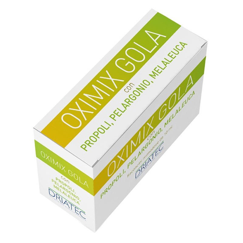 Oximix gola 10 flaconcini da 10 ml
