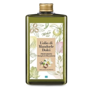 Huilerie l'olio di mandorle dolci profumato vaniglia & macadamia 300 ml