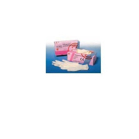 Guanto skin lattice senza polvere misura grande 100 pezzi