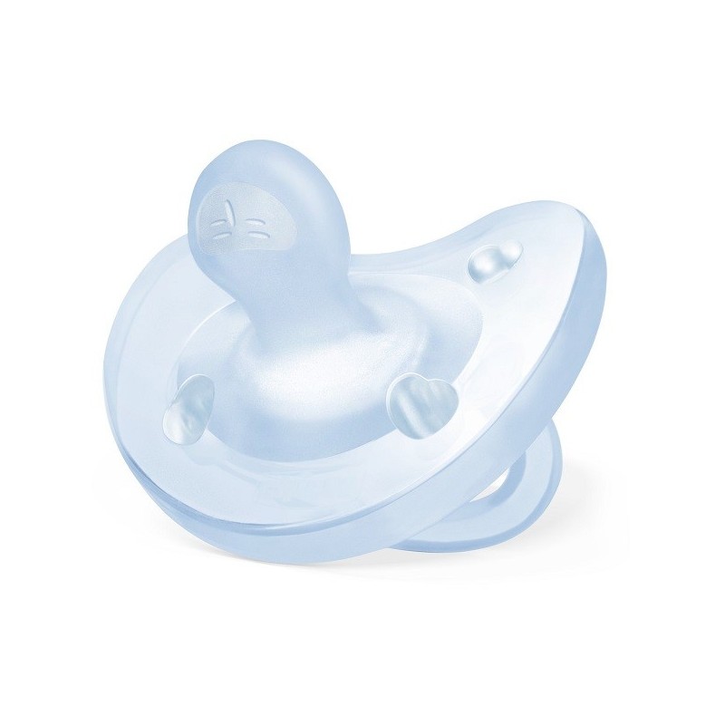 Chicco gommotto silicone azzurro 2-6 mesi 1 pezzo Chicco gommotto silicone azzurro 2-6 mesi 1 pezzo