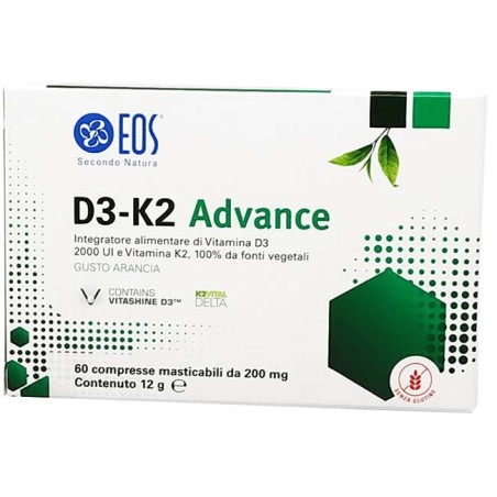 Eos d3 k2 advance 60 compresse masticabili
