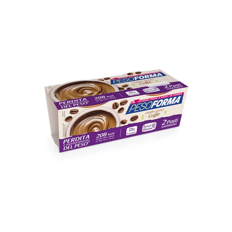 Pesoforma coppa caffe' 2 x 210 g