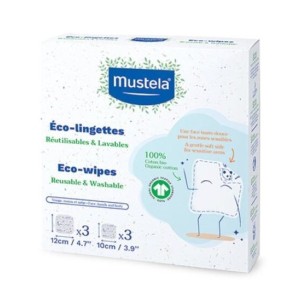 Mustela salviette lavabili riutilizzabili 6 pezzi
