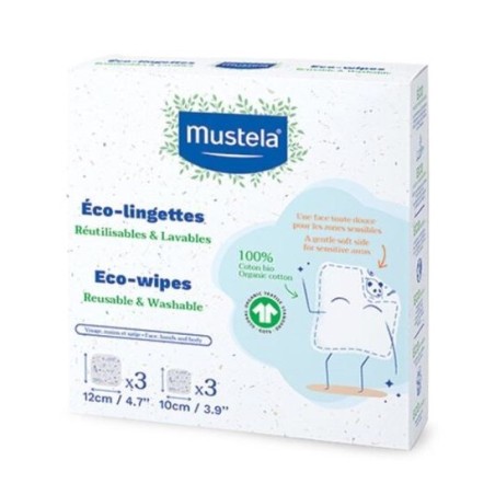 Mustela salviette lavabili riutilizzabili 6 pezzi