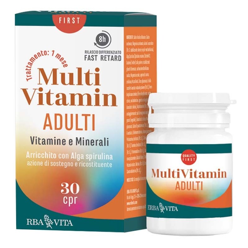Multi vitamin adulti 30 compresse