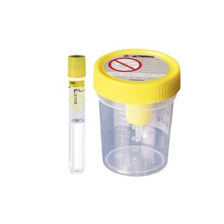 Contenitore urina + provetta medipresteril