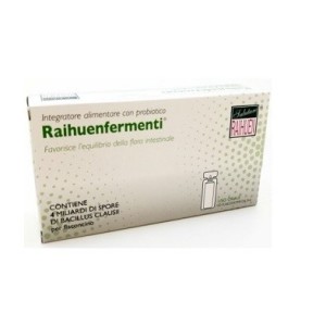 Raihuen raihuenfermenti probiotici di bacillus clausii 20 fiale monodose da 5 ml