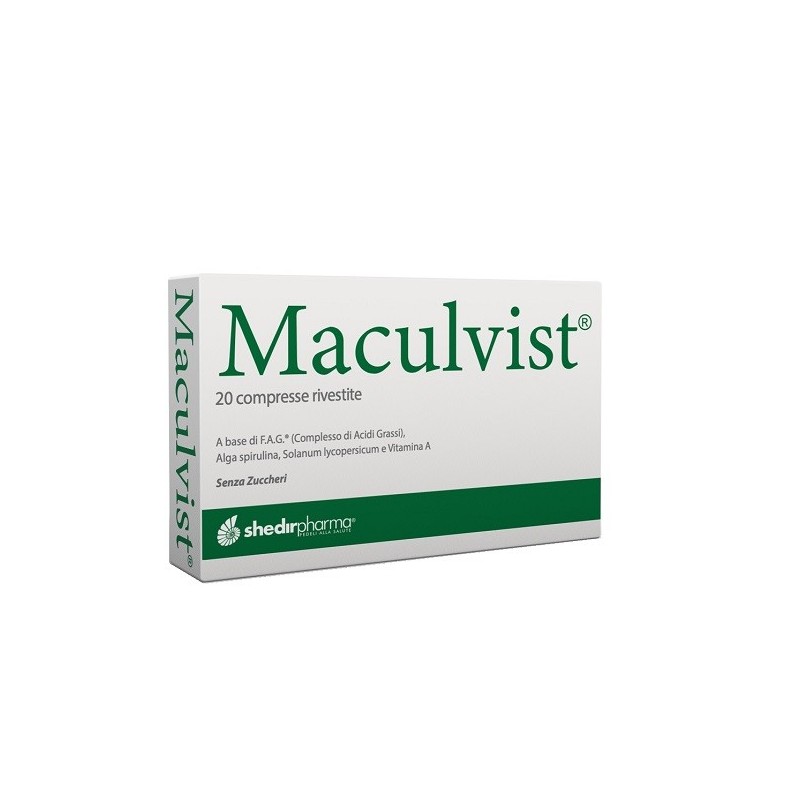 Maculvist 20 compresse rivestite estite Maculvist 20 compresse rivestite estite
