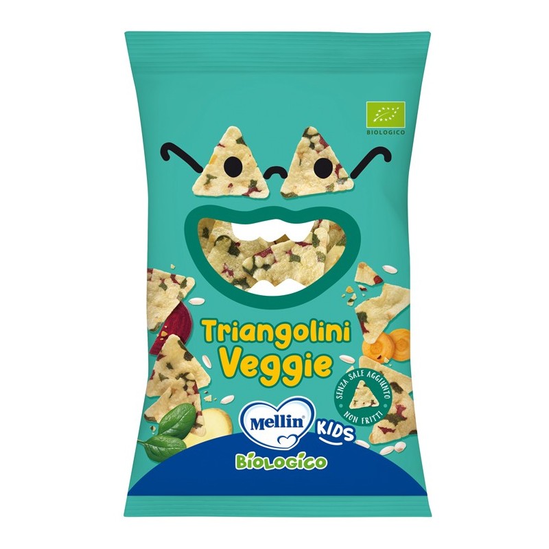Mellin snack bio triangolini veggie 30 g
