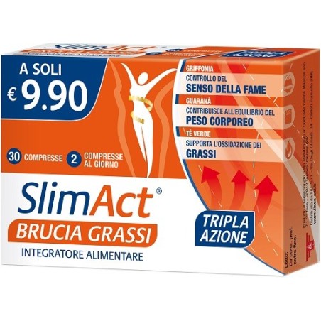 Slim act brucia grassi 30 compresse Slim act brucia grassi 30 compresse