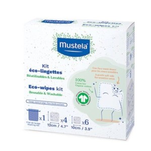 Mustela salviette lavabili riutilizzabili 10 pezzi