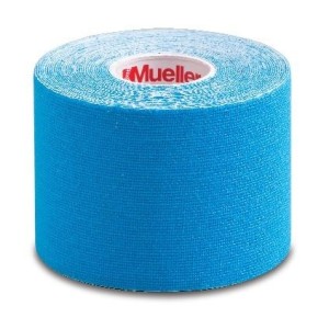 Benda tape per kinesiologia blu 5x500cm