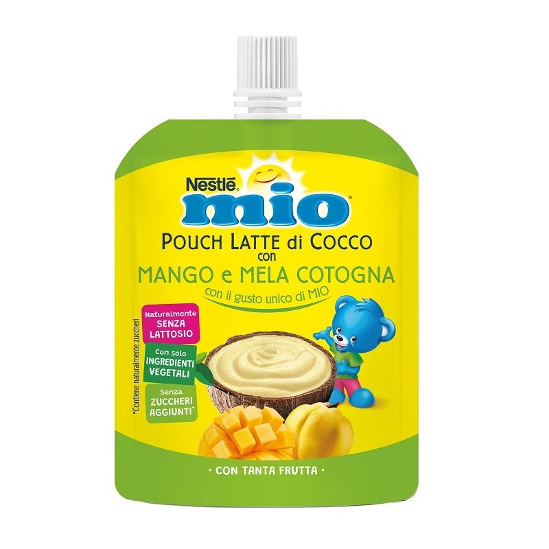 Mio pouch latte di cocco con mango e mela cotogna 90 g