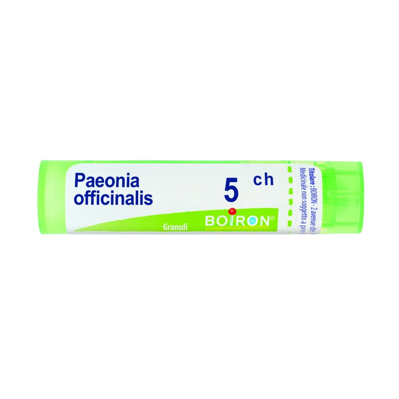 Paeonia officinalis (boiron) 80 granuli 5 ch contenitore multidose