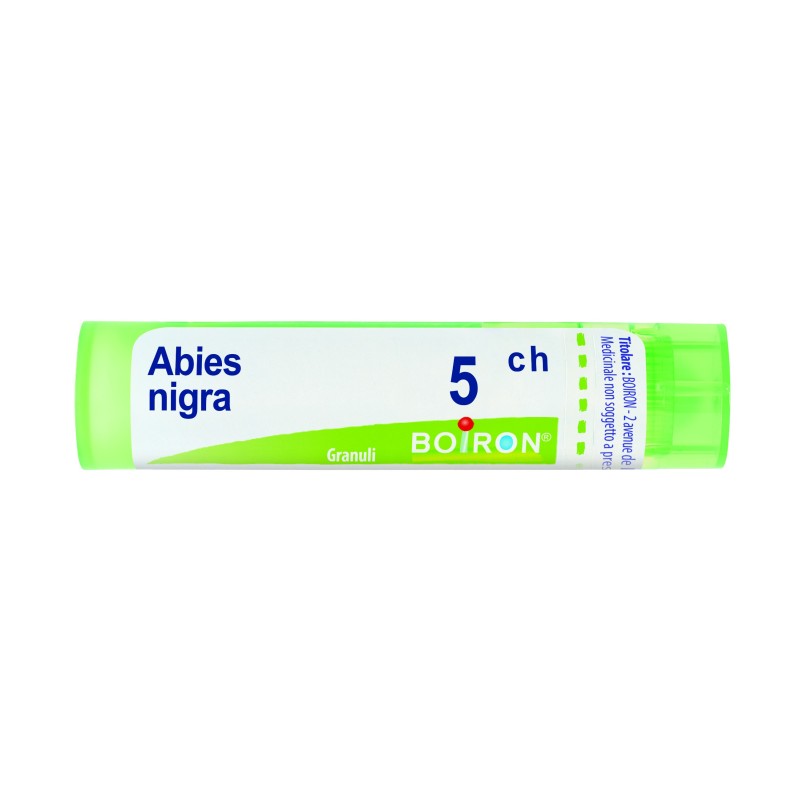 Abies nigra boiron 80 granuli 5 ch contenitore multidose
