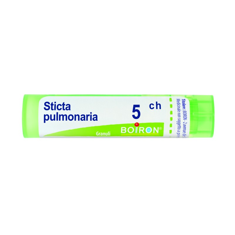 Sticta pulmonaria boiron 80 granuli 5 ch contenitore multidose