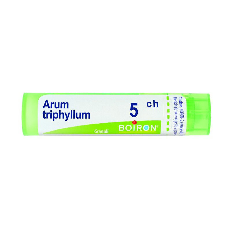 Arum triphyllum boiron 80 granuli 5 ch contenitore multidose