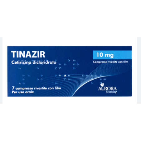 Tinazir 7 compresse riv 10 mg Tinazir 7 compresse riv 10 mg