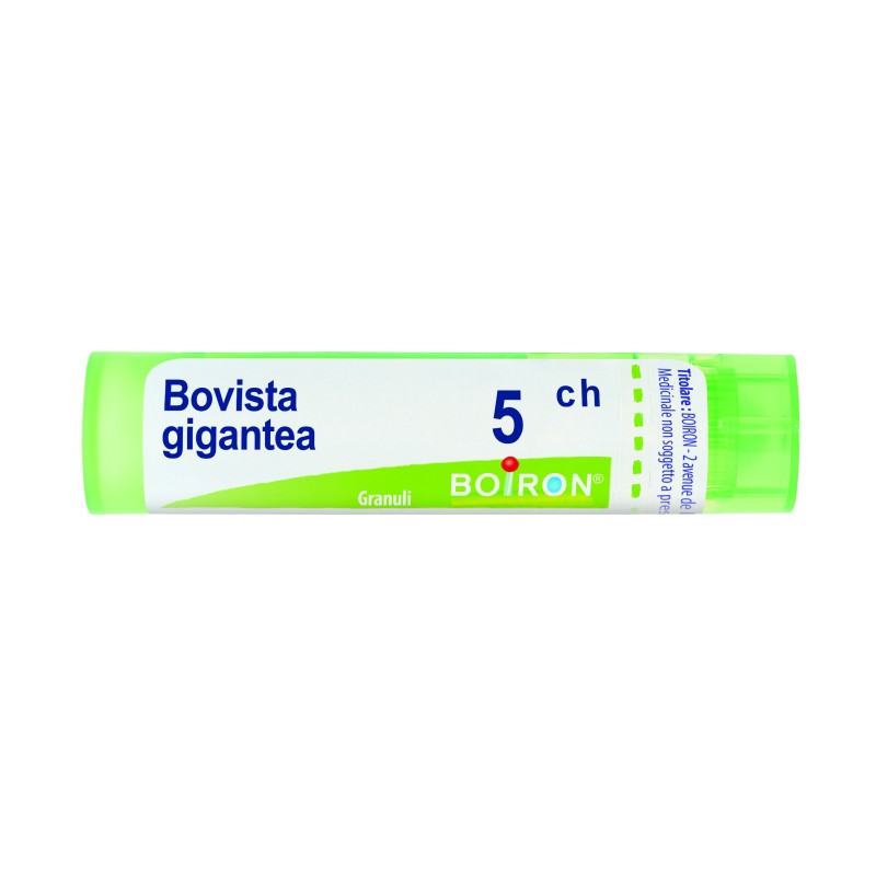 Bovista gigantea boiron 80 granuli 5 ch contenitore multidose Bovista gigantea boiron 80 granuli 5 ch contenitore multidose