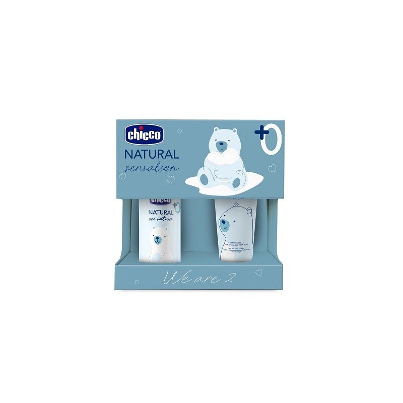 Chicco natural sensation set olio crema viso Chicco natural sensation set olio crema viso