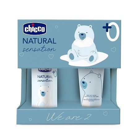 Chicco natural sensation set olio crema viso Chicco natural sensation set olio crema viso