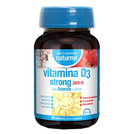 Naturmil vitamina d3 strong 2000 ui 90 compresse