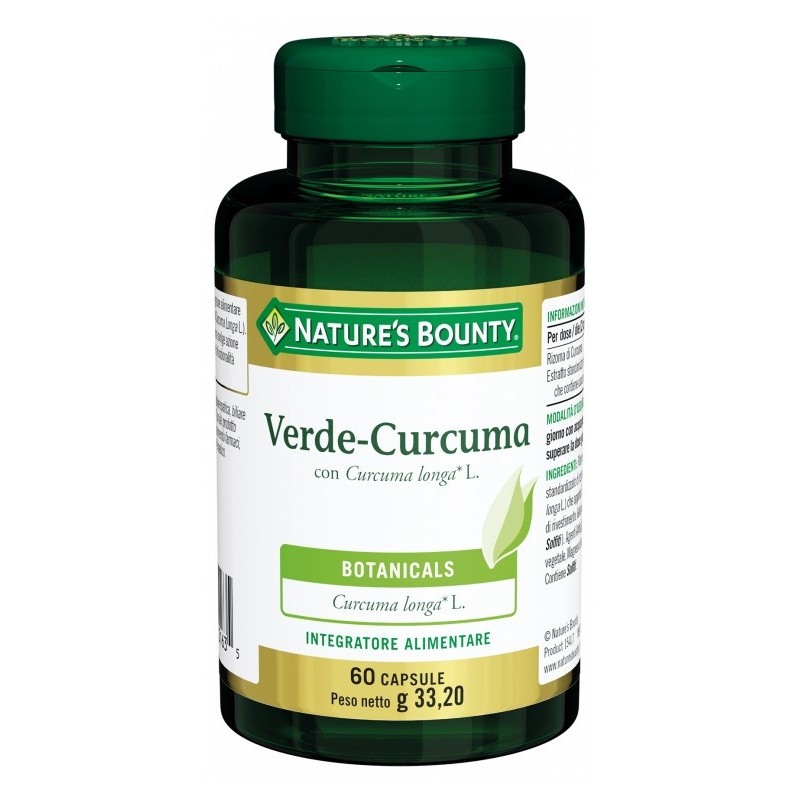 Verde curcuma 60 capsule 33,2 g