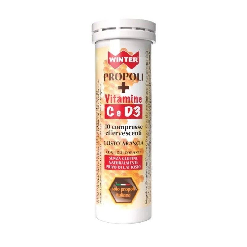Winter propoli+vit c/d3 10 compresse Winter propoli+vit c/d3 10 compresse