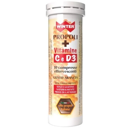 Winter propoli+vit c/d3 10 compresse Winter propoli+vit c/d3 10 compresse