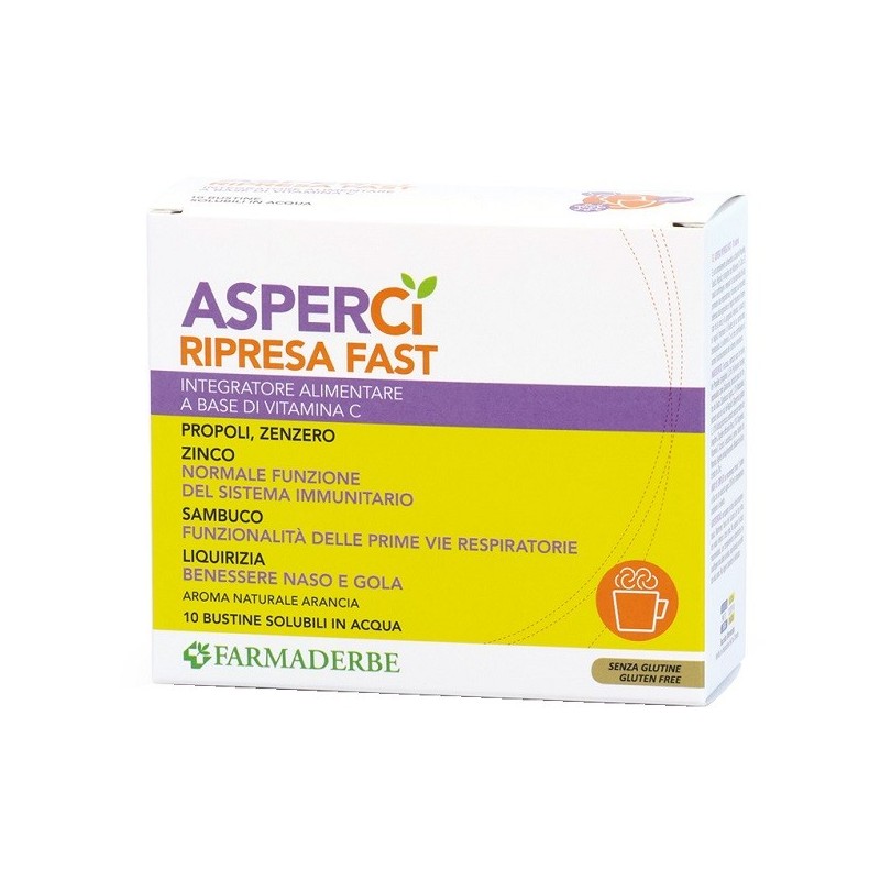 Asper ci ripresa fast 10 bustine 5 g